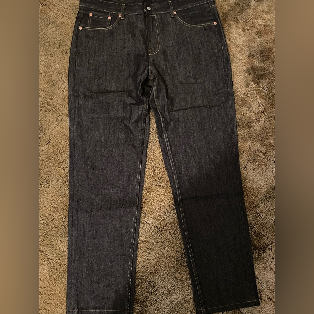 Evisu vintge denim white jeans